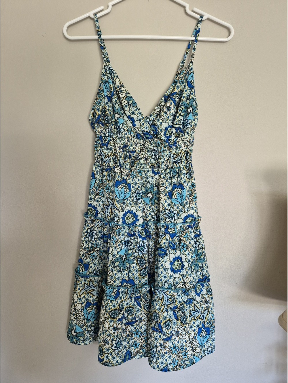 Speechless Blue Floral Mini Dress